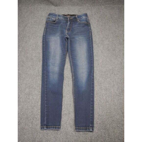 Curve Appeal Minimalist Jogging Jeans Womens Size 4/27 Medium Blue Stretch‎ - Picture 1 of 10